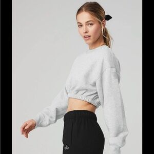 Alo yoga cropped crewneck